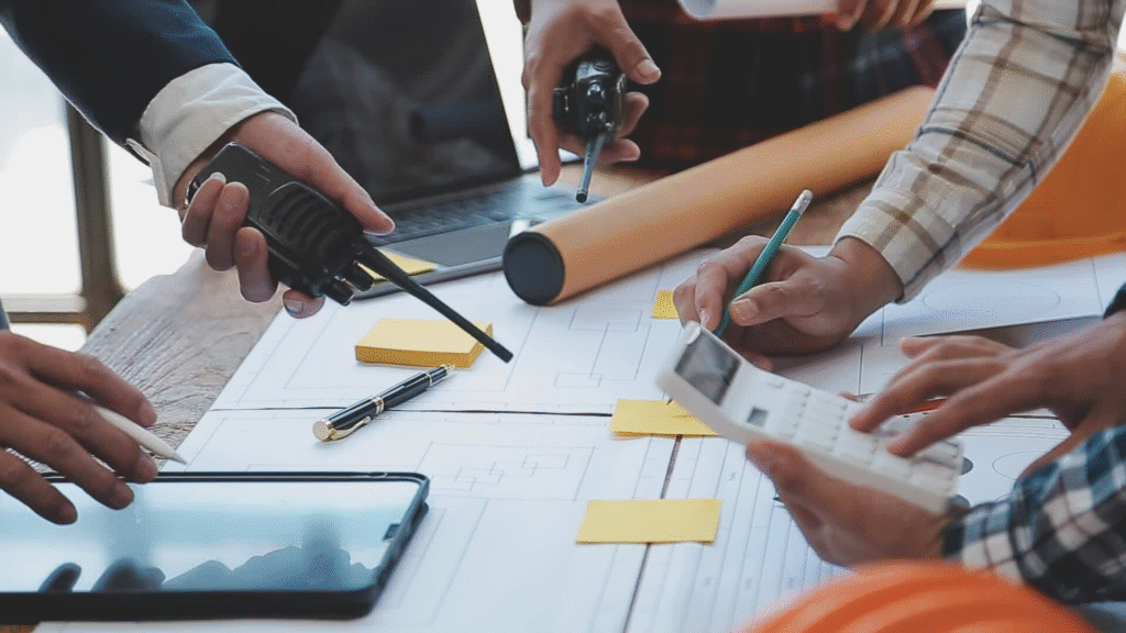 Planificación de obra con estudio de arquitectura