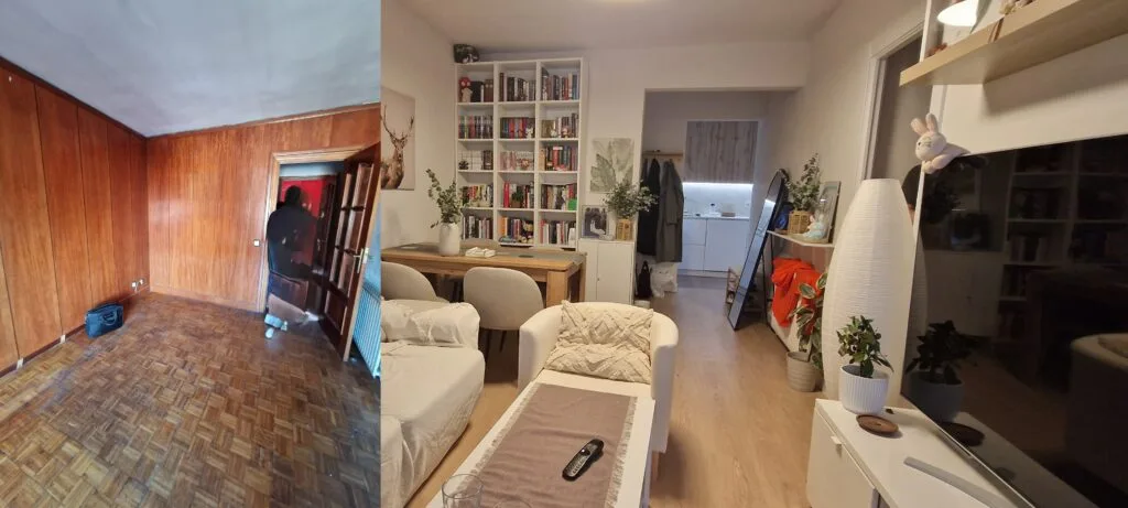 Antes y después