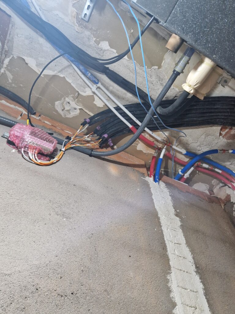 instalaciones de climatización y fontanería en obra en Madrid